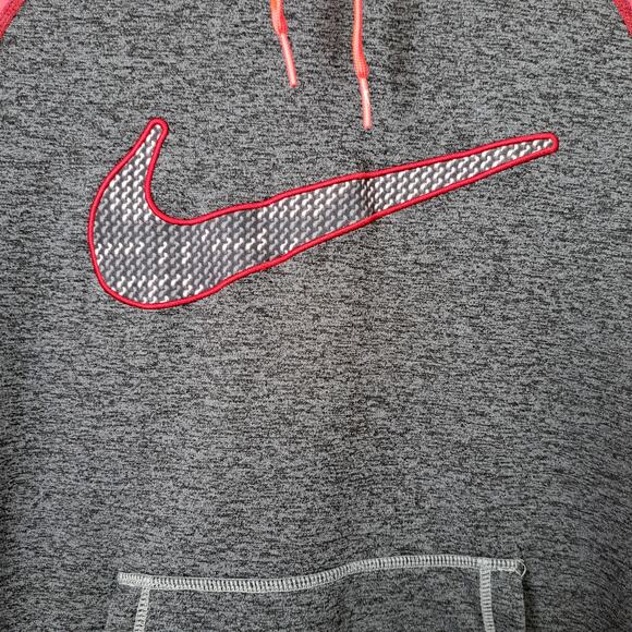 Nike Therma FIt Gray and Pink Women's Small Activeware Athletic Hoodie - Picture 3 of 8